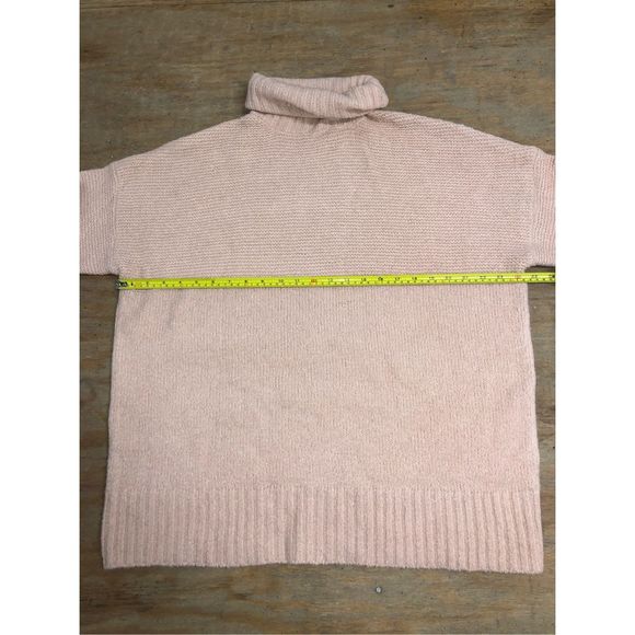 Anthology Knit Pale Pink Acrylic Blend Turtleneck Sweater Sz 16/18 (XL), MP $129 - Picture 7 of 8